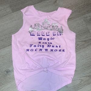 Magic Princess glitter crop top rock n roll